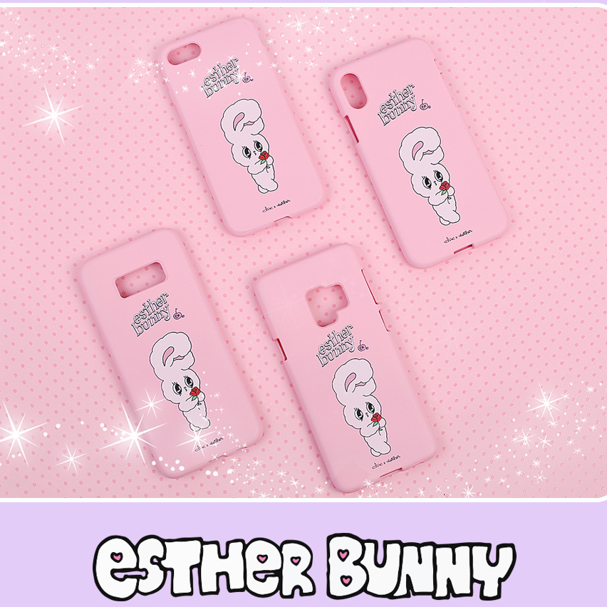 Clue X Esther Bunny - Strawberry Milk Phone Case for iPhone X / XS