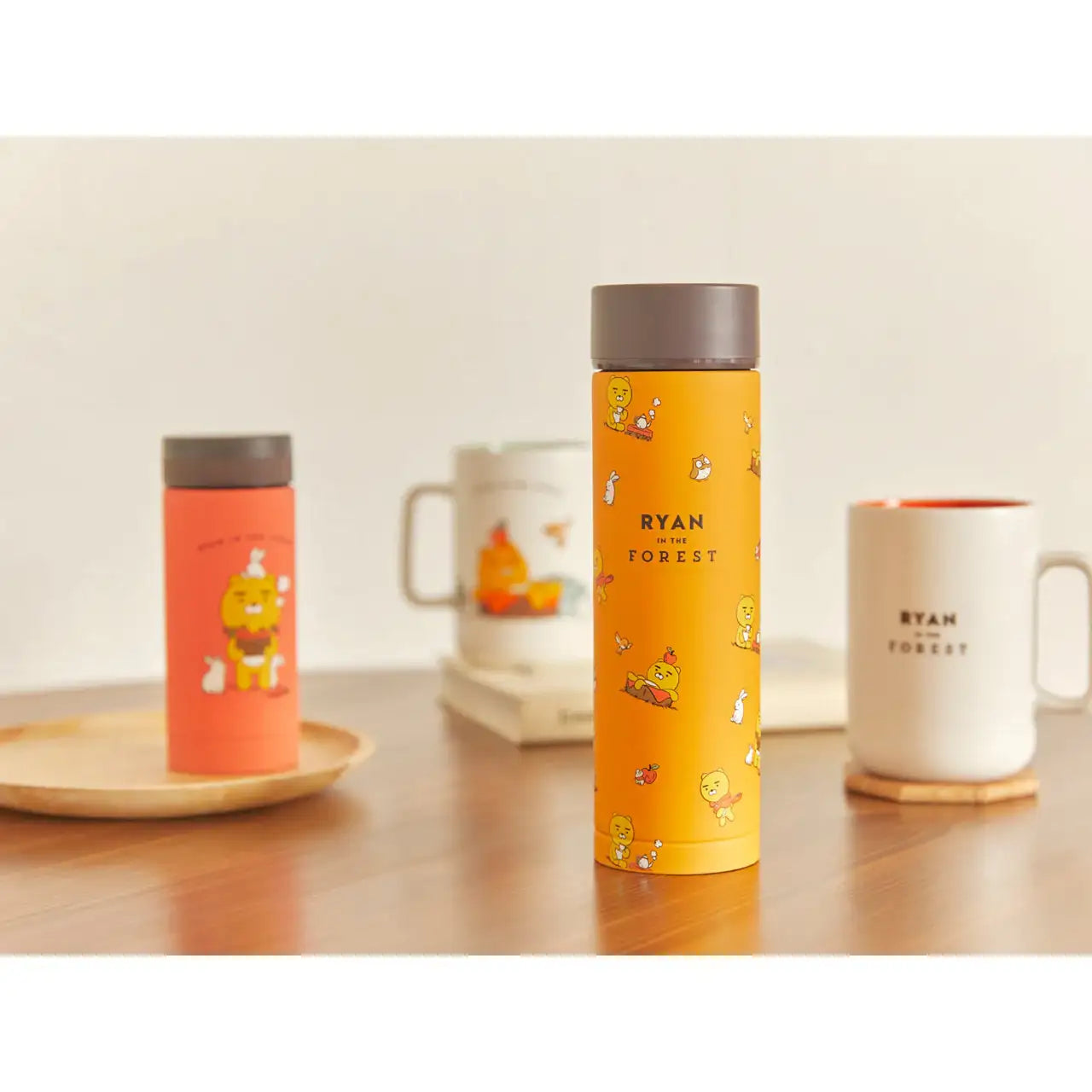 Kakao Friends - Ryan in the Forest 500ml Stainless Steel Bottle - Kakao Friends - Accessories - Harumio