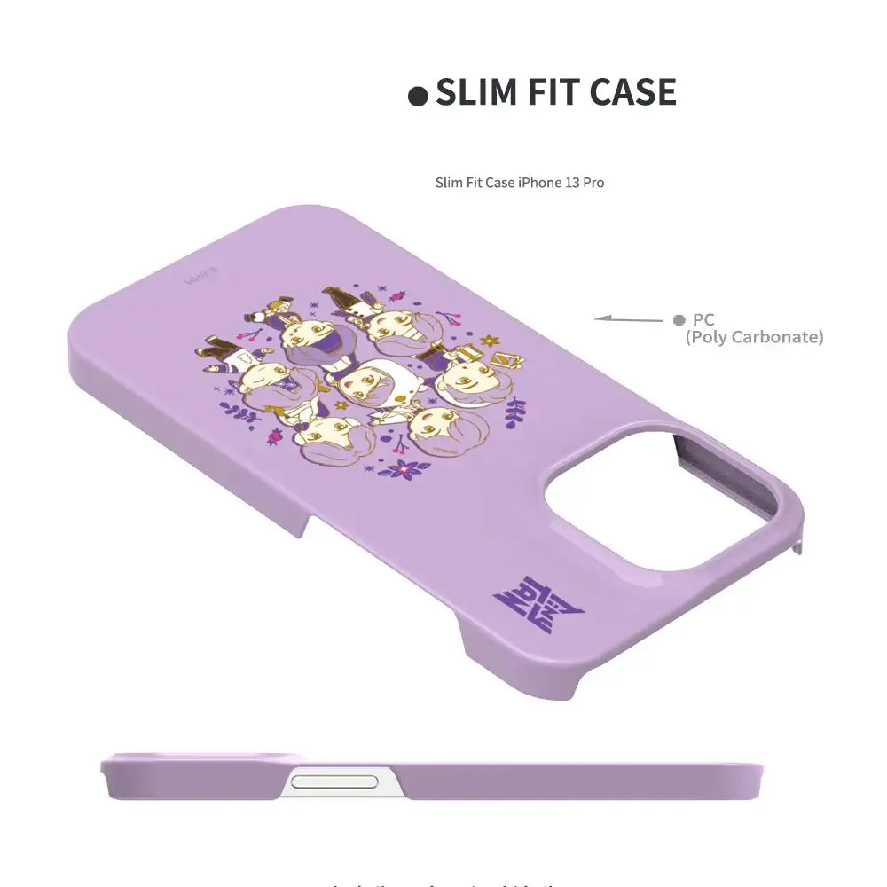 BTS - TinyTAN Purple Holidays Slim Fit Phone Case - BTS - Accessories - Harumio