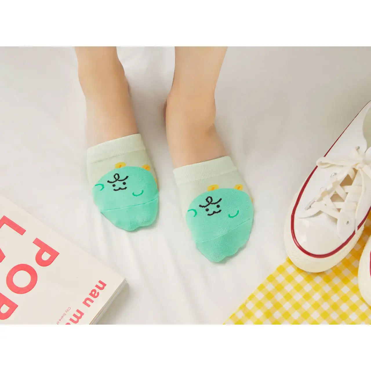 Kakao Friends - Jordy Half Socks - Kakao Friends - Accessories - Harumio