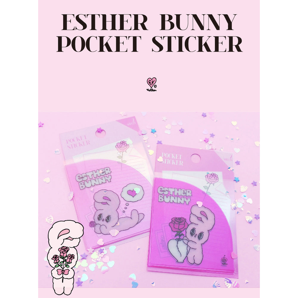 Esther Bunny - Pocket Sticker