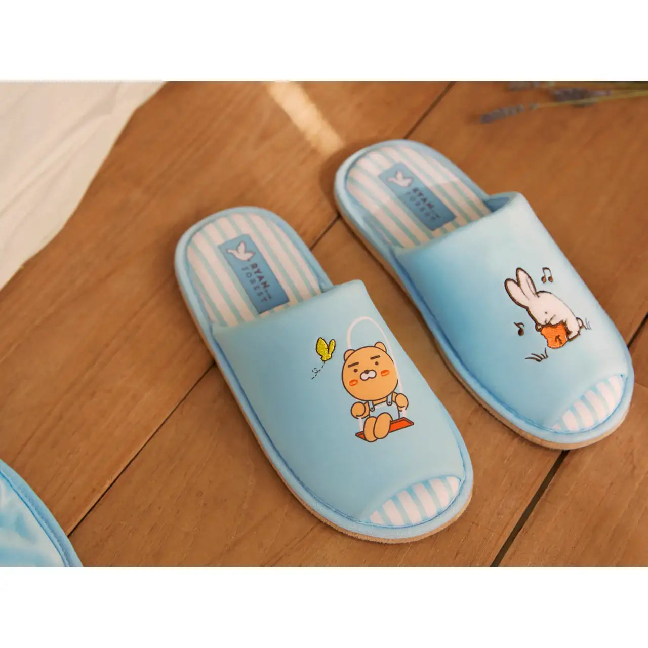 Kakao Friends - Ryan in the Forest Soft Slippers - Kakao Friends - Footwear - Harumio
