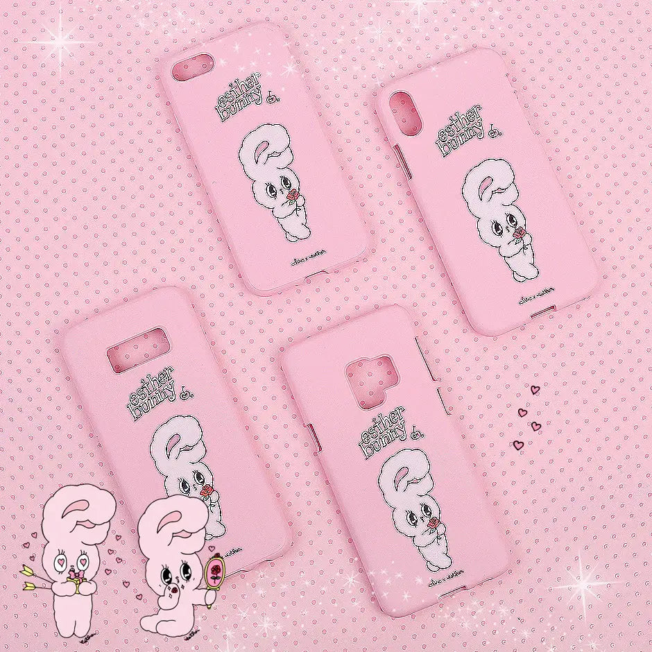 Clue X Esther Bunny - Strawberry Milk Phone Case for Galaxy S9 - CLUE - Accessories - Harumio