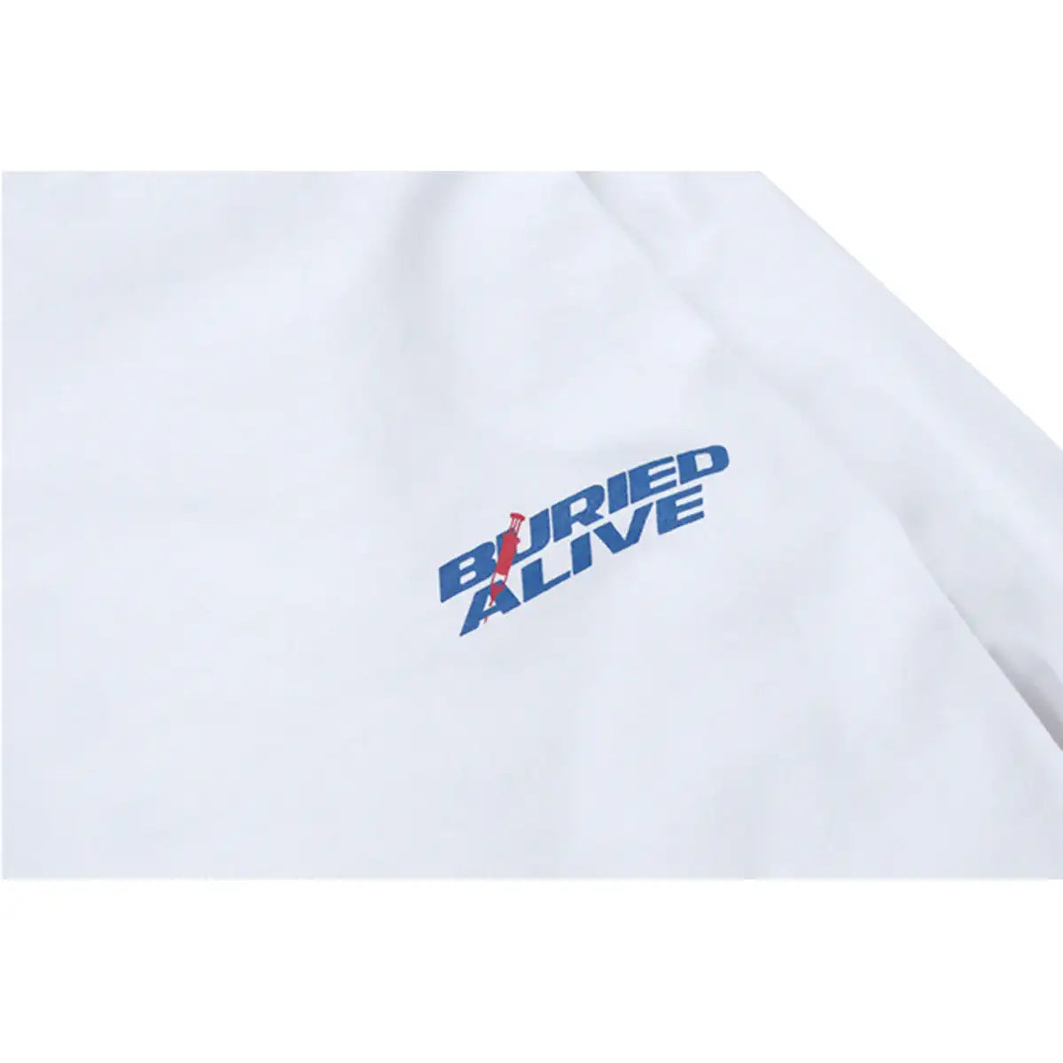 Buried Alive - New Logo White Long Sleeve Shirt - Buried Alive - Clothing - Harumio