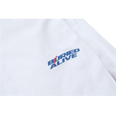 Buried Alive - New Logo White Long Sleeve Shirt