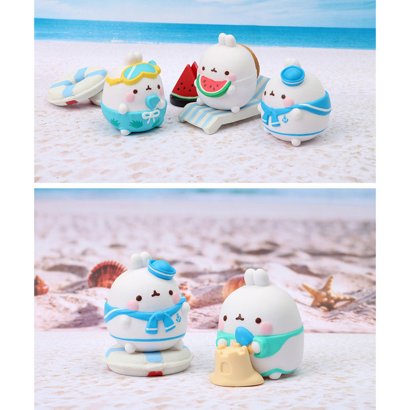 Molang - Official Merch - Summer Vacation Doll Figures