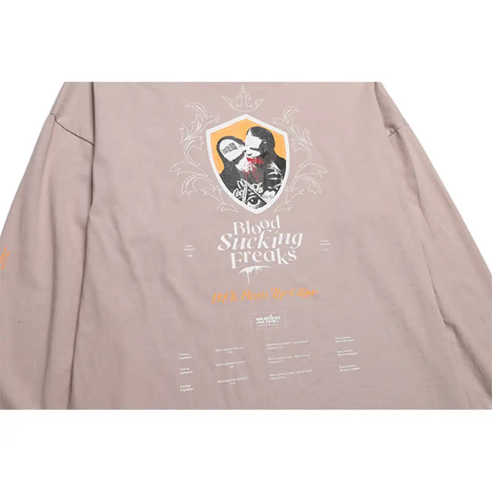 Buried Alive - Blood Long Sleeve Shirt - Buried Alive - Clothing - Harumio