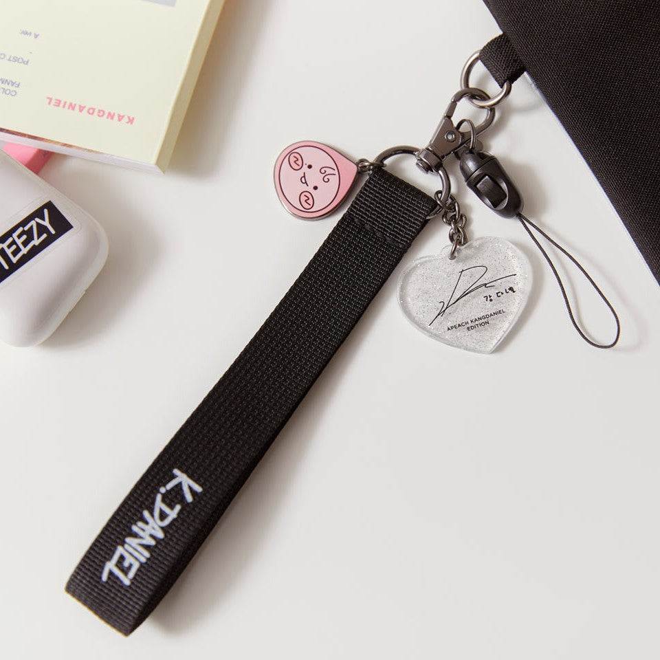 Apeach x KangDaniel - Apeach Strap Keyring - Apeach x KangDaniel - Accessories - Harumio