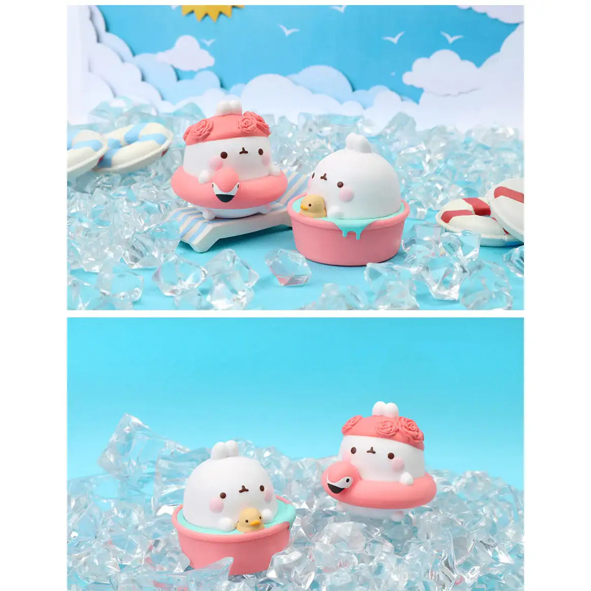 Molang - Official Merch - Summer Vacation Doll Figures - Molang - Accessories - Harumio