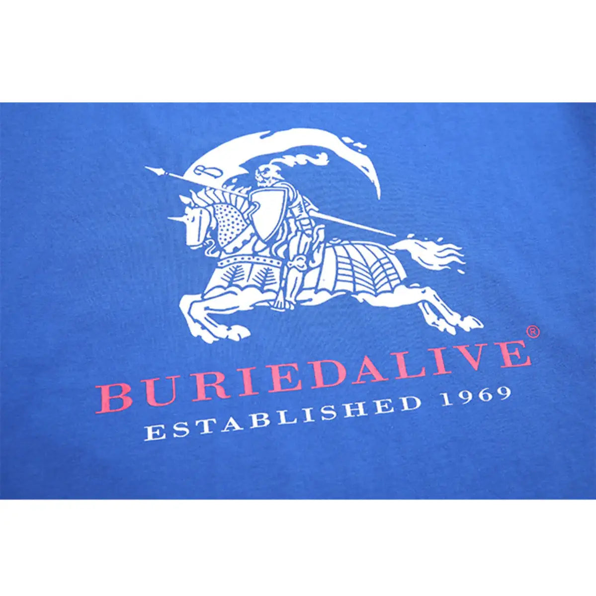 Buried Alive - Fake Series BB Blue Short Sleeve T-Shirt - Buried Alive - Clothing - Harumio