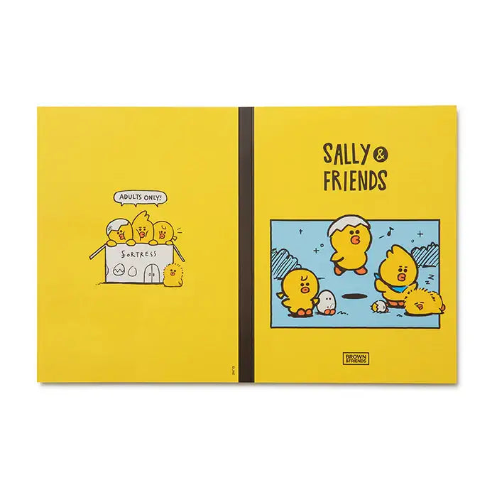 Line Friends - Sally & Friends Sticky Notes and Pad - Line Friends - Accessories - Harumio