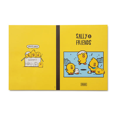 Line Friends - Sally & Friends Sticky Notes and Pad