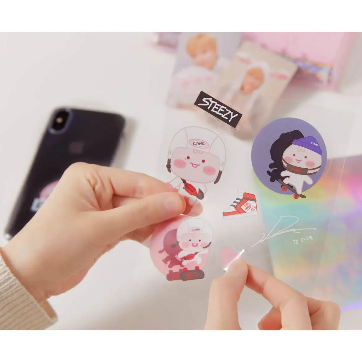 Apeach x KangDaniel - Apeach Sticker Set - Apeach x KangDaniel - Accessories - Harumio