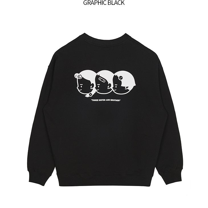 SPAO x Three Sis & Bro - Official Merch - Sweatshirt