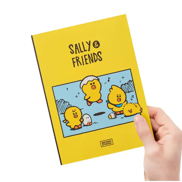 Line Friends - Sally & Friends Sticky Notes and Pad - Line Friends - Accessories - Harumio