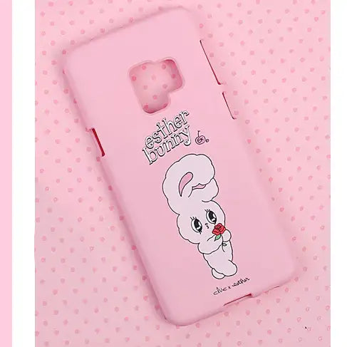 Clue X Esther Bunny - Strawberry Milk Phone Case for Galaxy S9 - CLUE - Accessories - Harumio