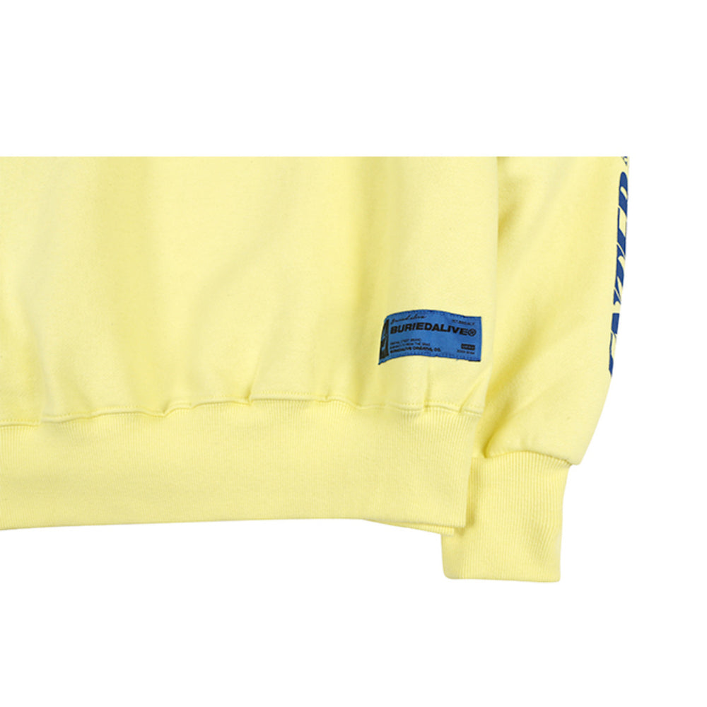 Buried Alive - Radio Picture Yellow Hoodie