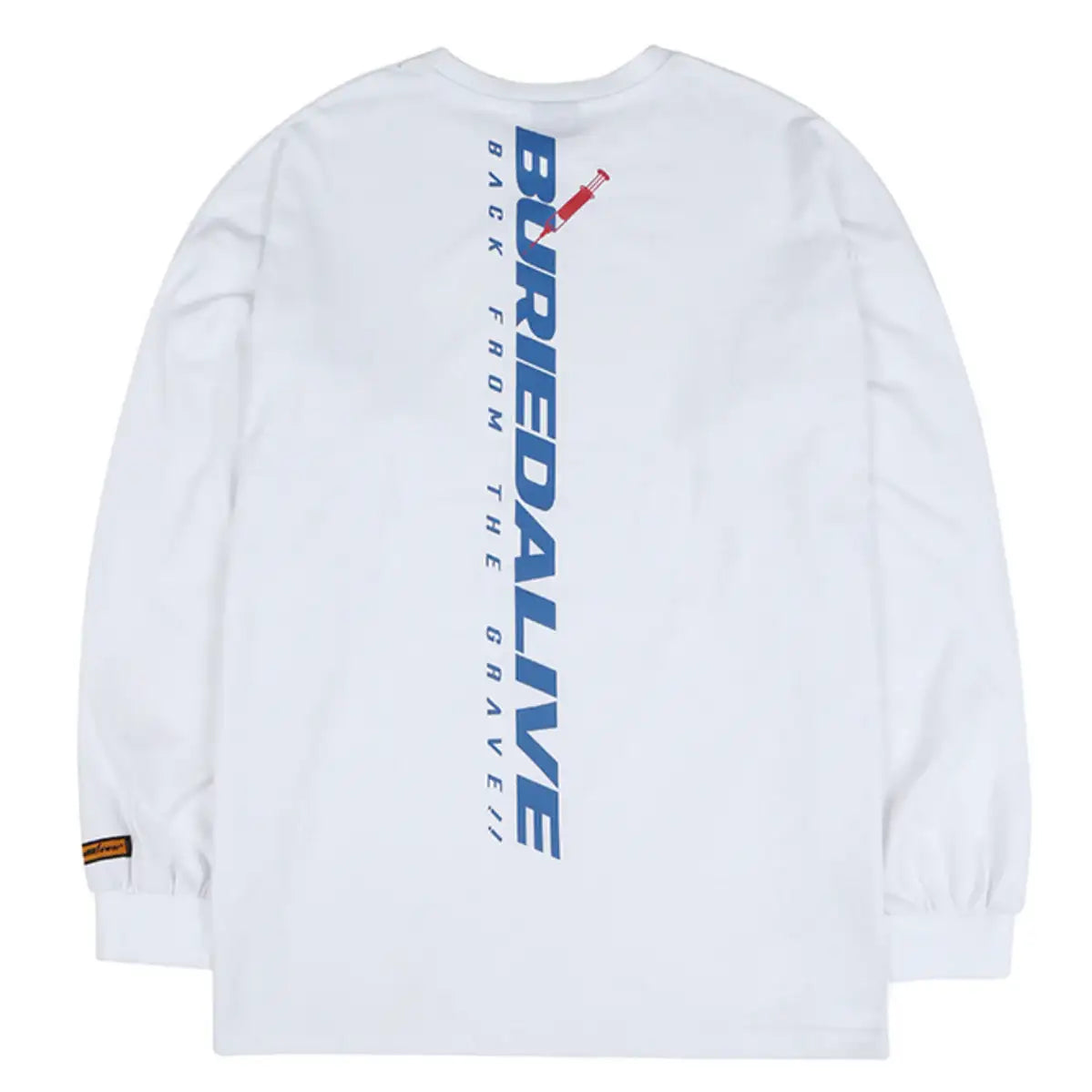 Buried Alive - New Logo White Long Sleeve Shirt - Buried Alive - Clothing - Harumio