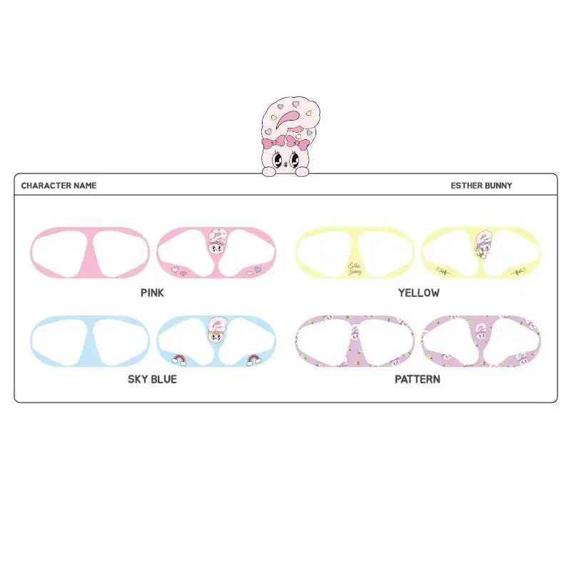 Esther Bunny - AirPod Dust Guard Sticker - Esther Bunny - Accessories - Harumio
