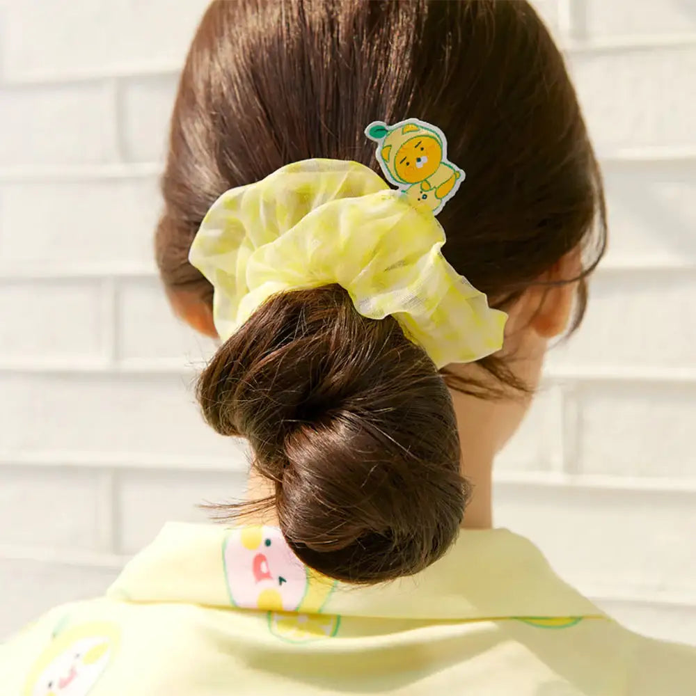 Kakao Friends - Lemon Terrace Scrunchy - Kakao Friends - Accessories - Harumio