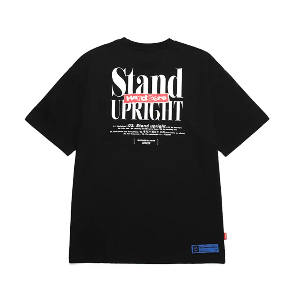 BA x FLUSH - Stand Upright Short Sleeve T-Shirt - Buried Alive - Clothing - Harumio