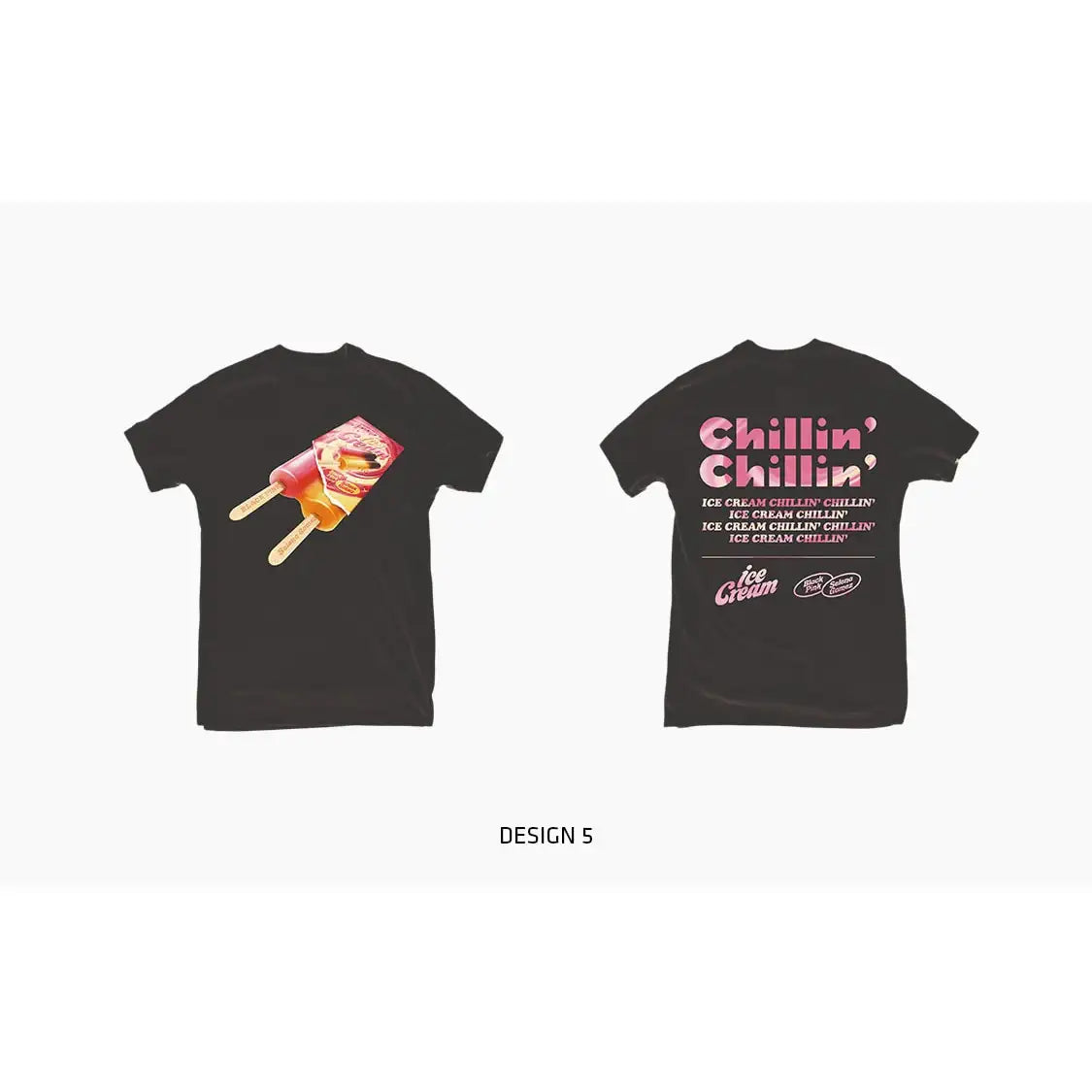 BlackPink - Ice Cream Short Sleeve T-Shirt Type 1 - BlackPink - T-shirts - Harumio
