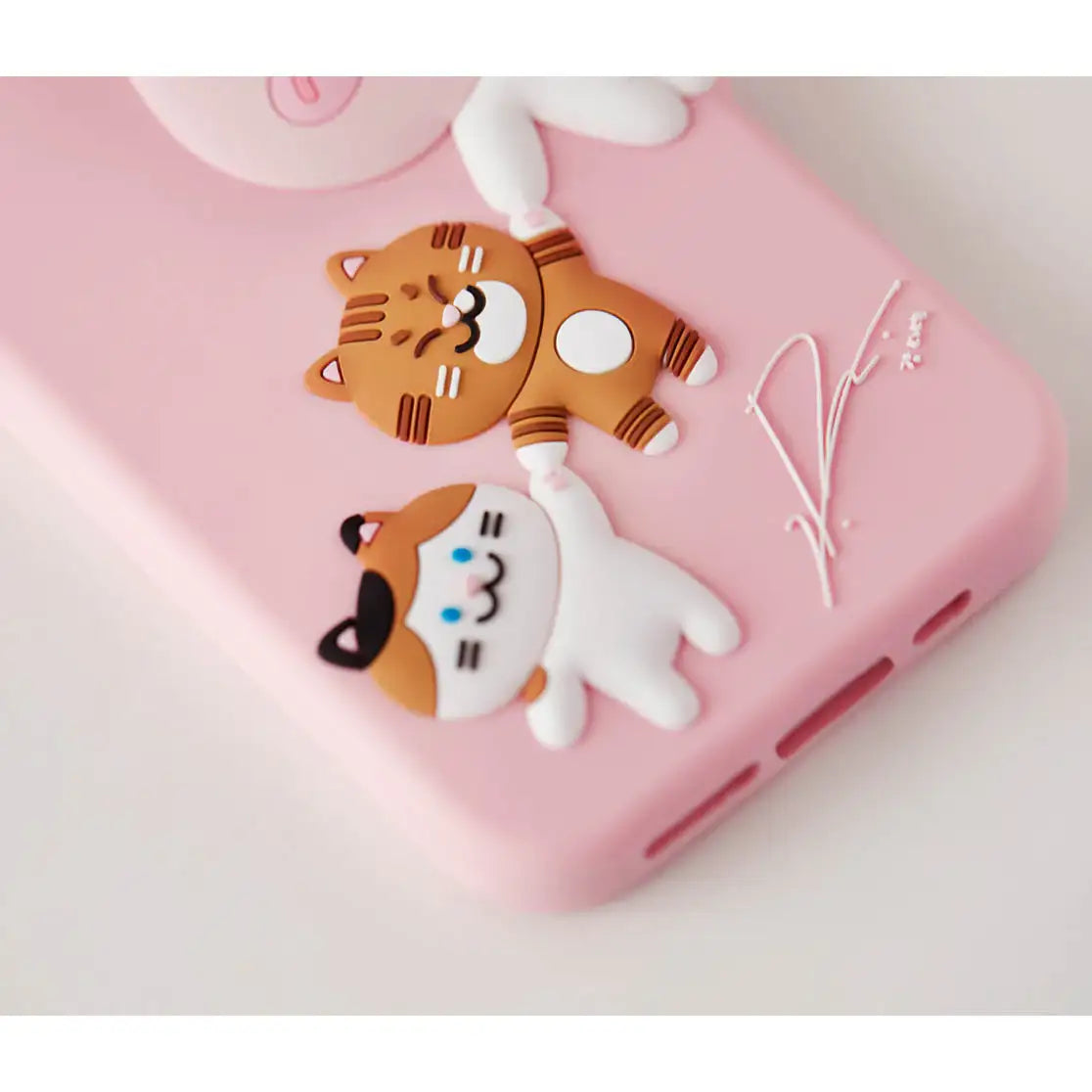 Apeach x KangDaniel - Apeach flying with Cats Phone Case - Apeach x KangDaniel - Accessories - Harumio