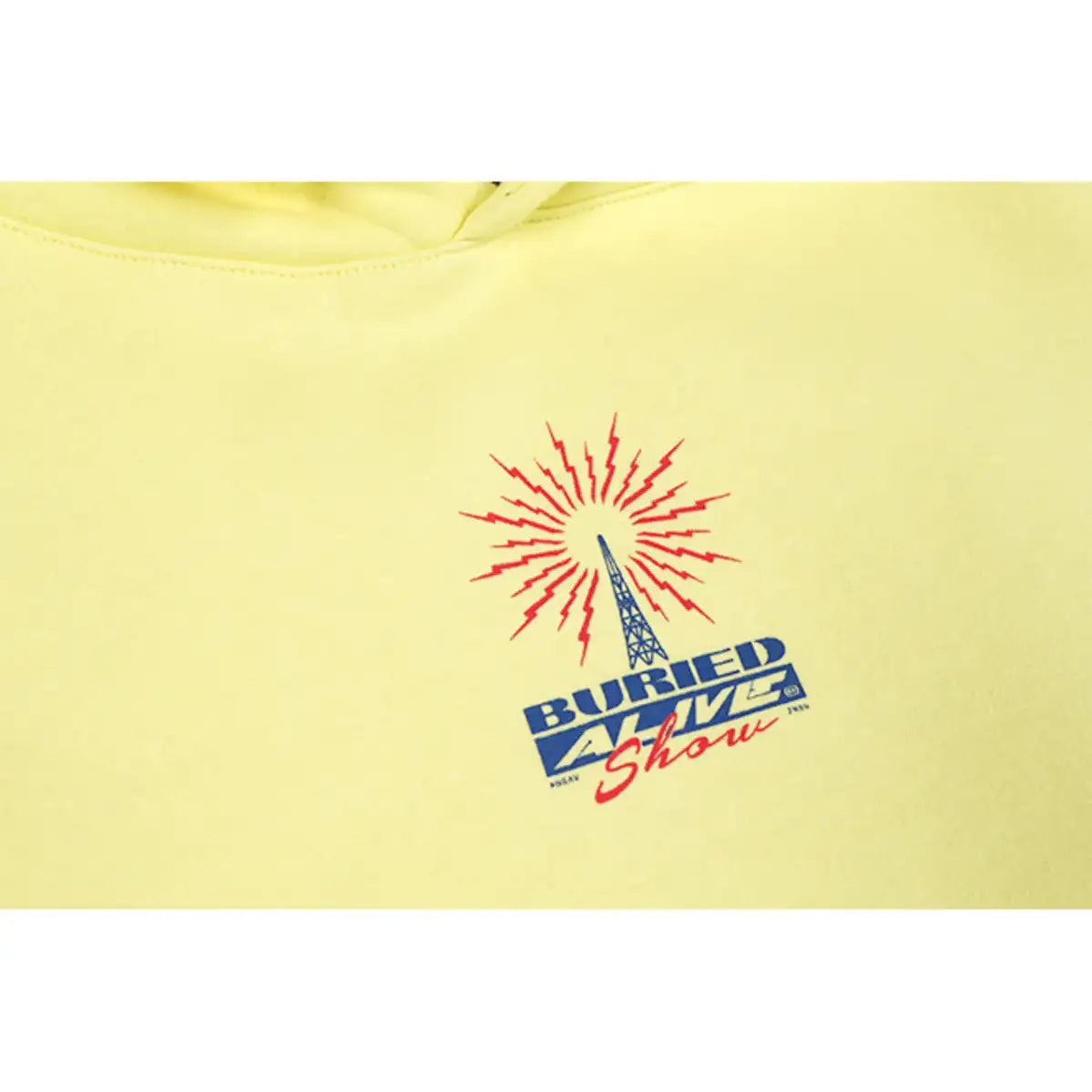 Buried Alive - Radio Picture Yellow Hoodie - Buried Alive - Clothing - Harumio