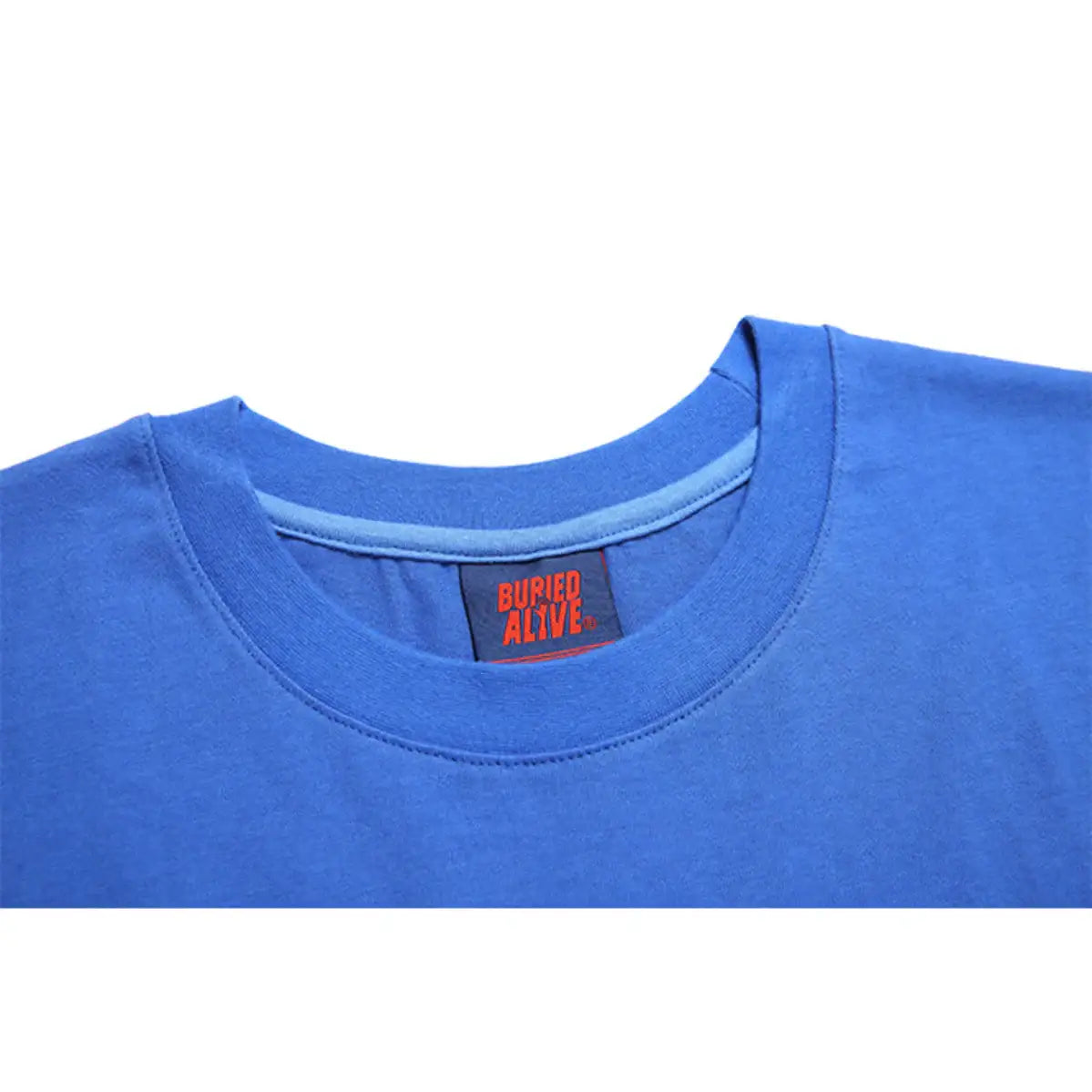 Buried Alive - Fake Series BB Blue Short Sleeve T-Shirt - Buried Alive - Clothing - Harumio