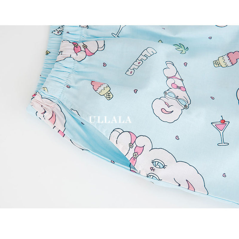 Esther Bunny x Ullala - Vacation Bunny Pajama Shorts