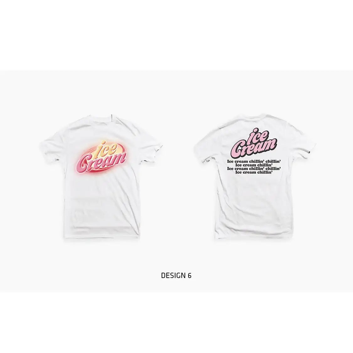 BlackPink - Ice Cream Short Sleeve T-Shirt Type 1 - BlackPink - T-shirts - Harumio