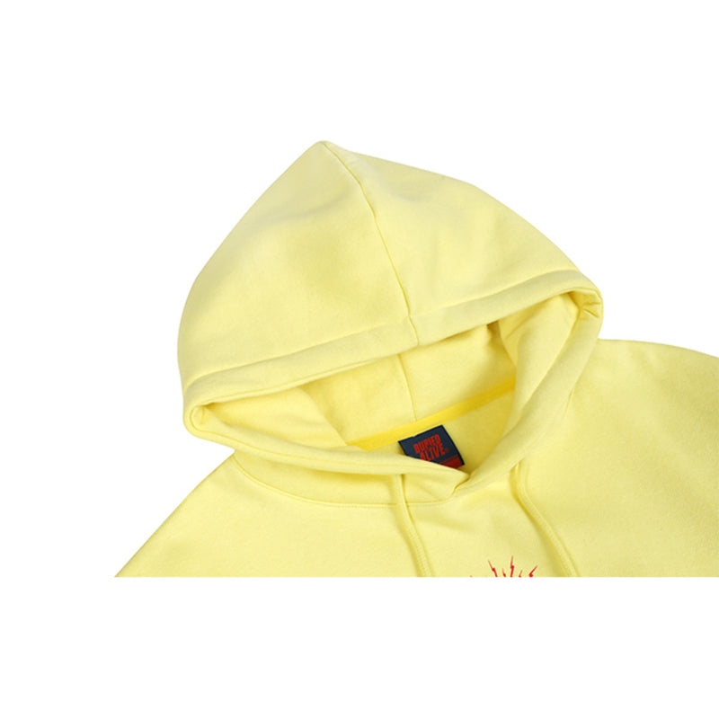 Buried Alive - Radio Picture Yellow Hoodie