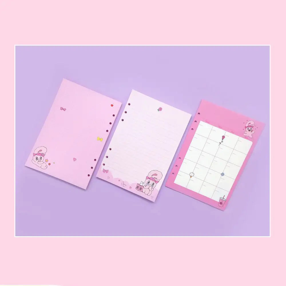 Esther Bunny - A5 sized Spangle Diary - Esther Bunny - Accessories - Harumio