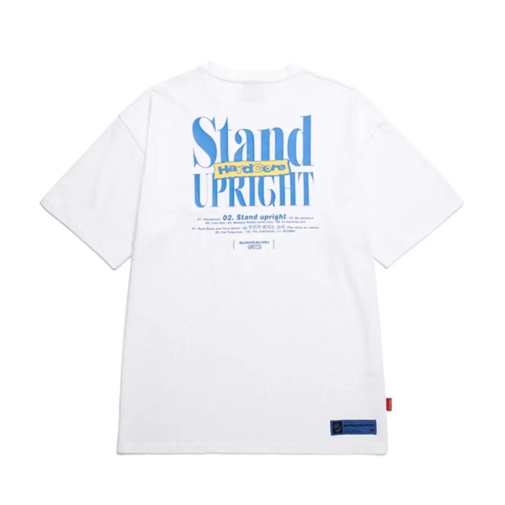 BA x FLUSH - Stand Upright Short Sleeve T-Shirt - Buried Alive - Clothing - Harumio