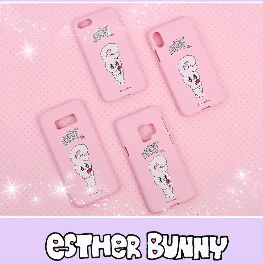 Clue X Esther Bunny - Strawberry Milk Phone Case for Galaxy S9 - CLUE - Accessories - Harumio