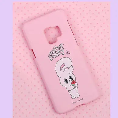 Clue X Esther Bunny - Strawberry Milk Phone Case for Galaxy S9 - CLUE - Accessories - Harumio