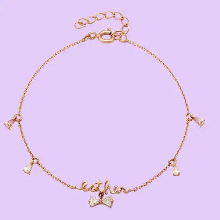 Clue X Esther Bunny - Simple Daily Silver Bracelet - CLUE - Accessories - Harumio