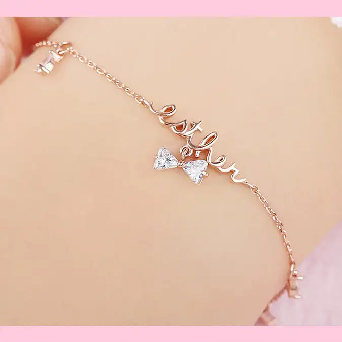 Clue X Esther Bunny - Simple Daily Silver Bracelet - CLUE - Accessories - Harumio