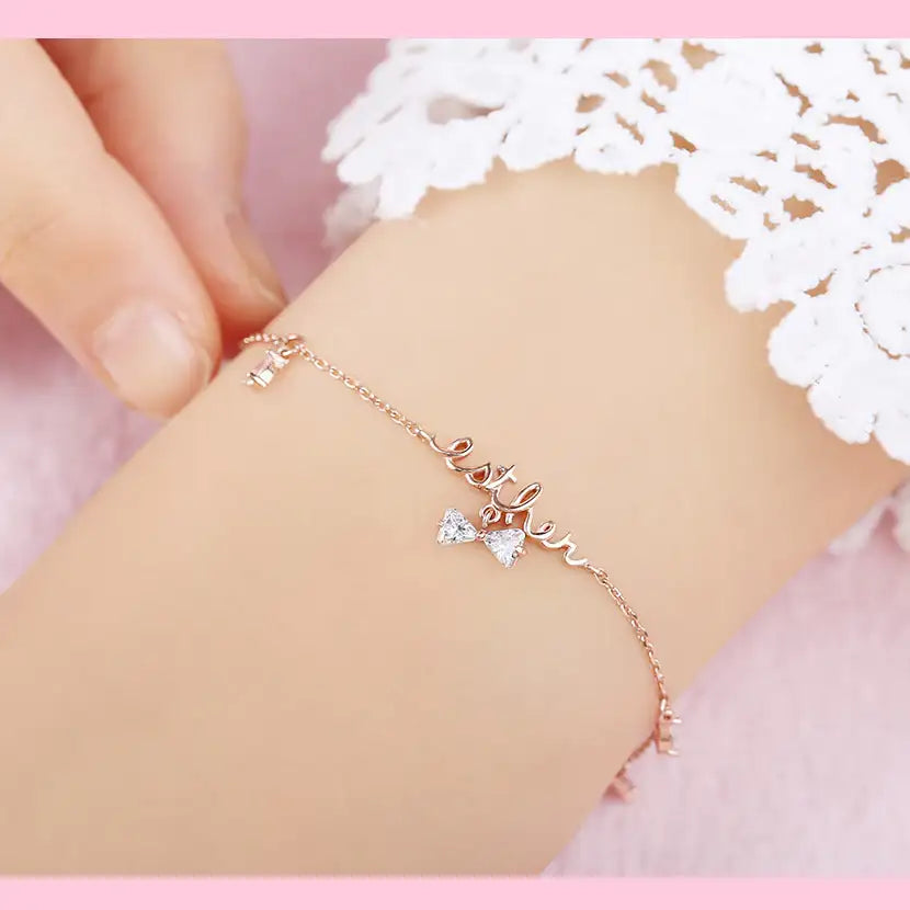 Clue X Esther Bunny - Simple Daily Silver Bracelet - CLUE - Accessories - Harumio