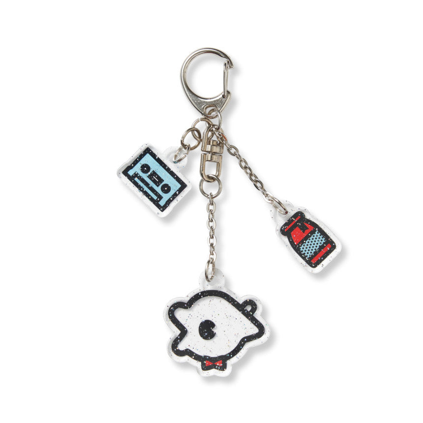 Spoonz - Glitter Acrylic Key Ring