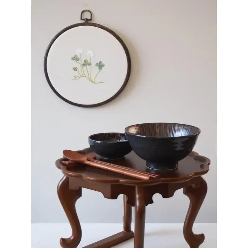 Bymino - Zen Series Zen Black Round Small Noodle Bowl 15.8cm - Bymino - Kitchenware - Harumio