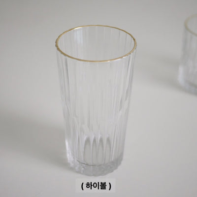 Somkist - Gold Rim Manhattan Glass
