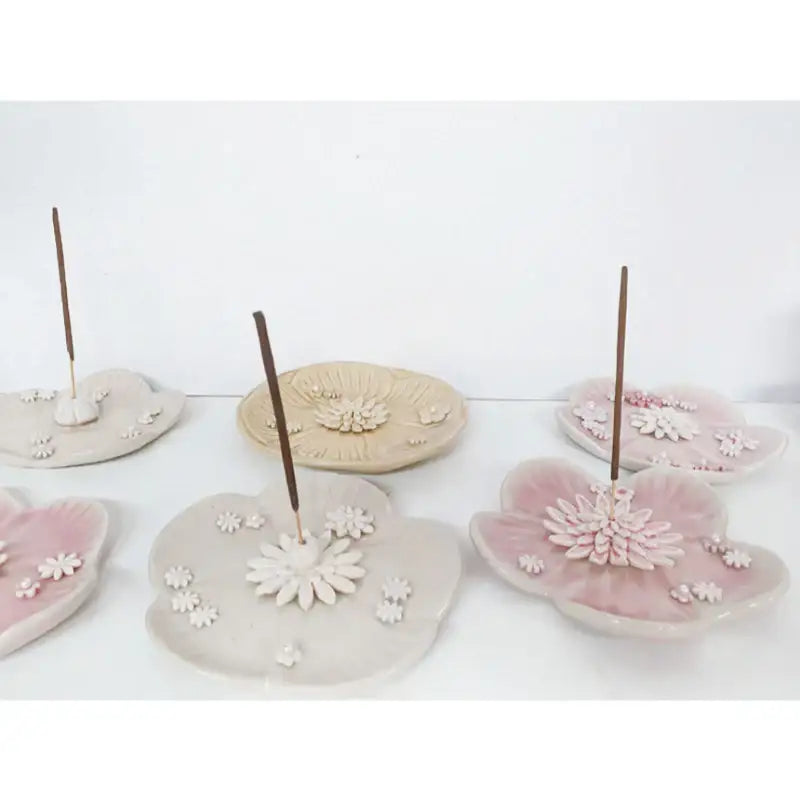 OSON - Handmade Flower Shaped Plate & Holder - OSON - Tableware - Harumio