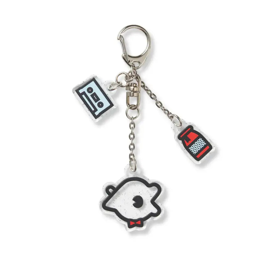 Spoonz - Glitter Acrylic Key Ring - Spoonz - Accessories - Harumio