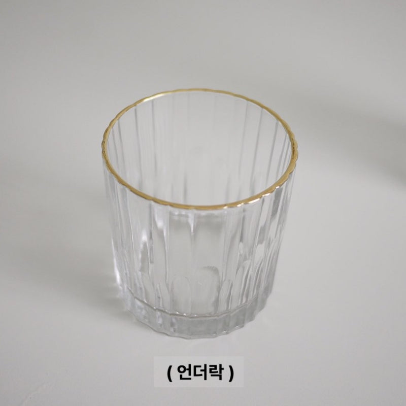 Somkist - Gold Rim Manhattan Glass