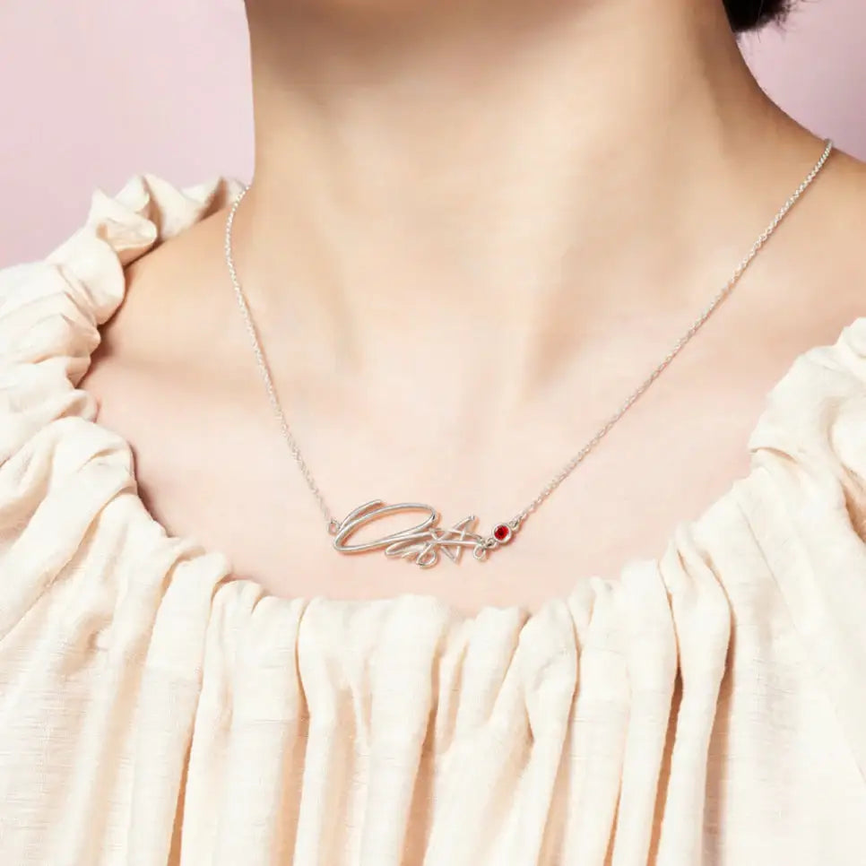 TWOTUCKGOM - Old is the New Hip Autograph Necklace and Layered Ring - TWOTUCKGOM - Accessories - Harumio
