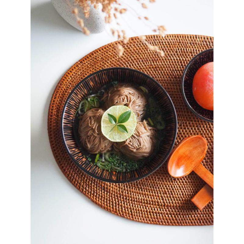 Bymino - Zen Series Zen Black Round Small Noodle Bowl 15.8cm - Bymino - Kitchenware - Harumio