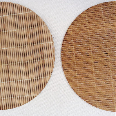 Bosan Pottery - Bamboo Round Tea Mat