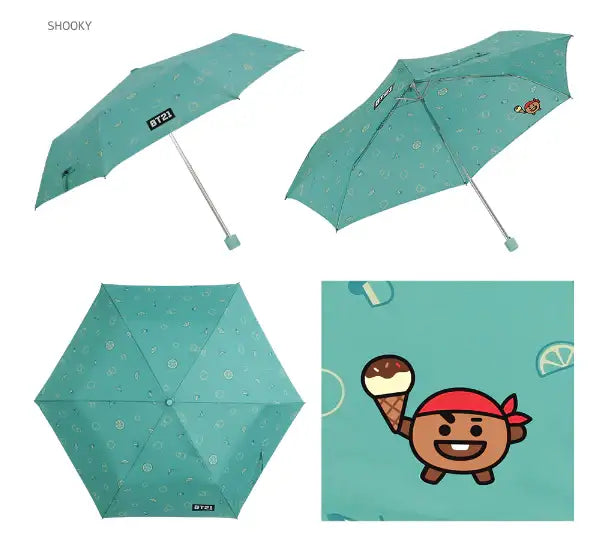 BT21 x Monopoly - Dolce Ultralight Mini Umbrella - Monopoly - Umbrella - Harumio