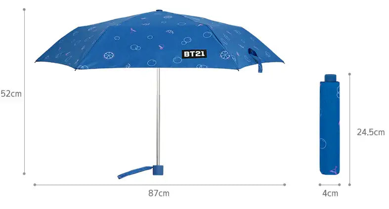 BT21 x Monopoly - Dolce Ultralight Mini Umbrella - Monopoly - Umbrella - Harumio